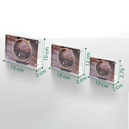 Clear Acrylic Desktop Photo Frame