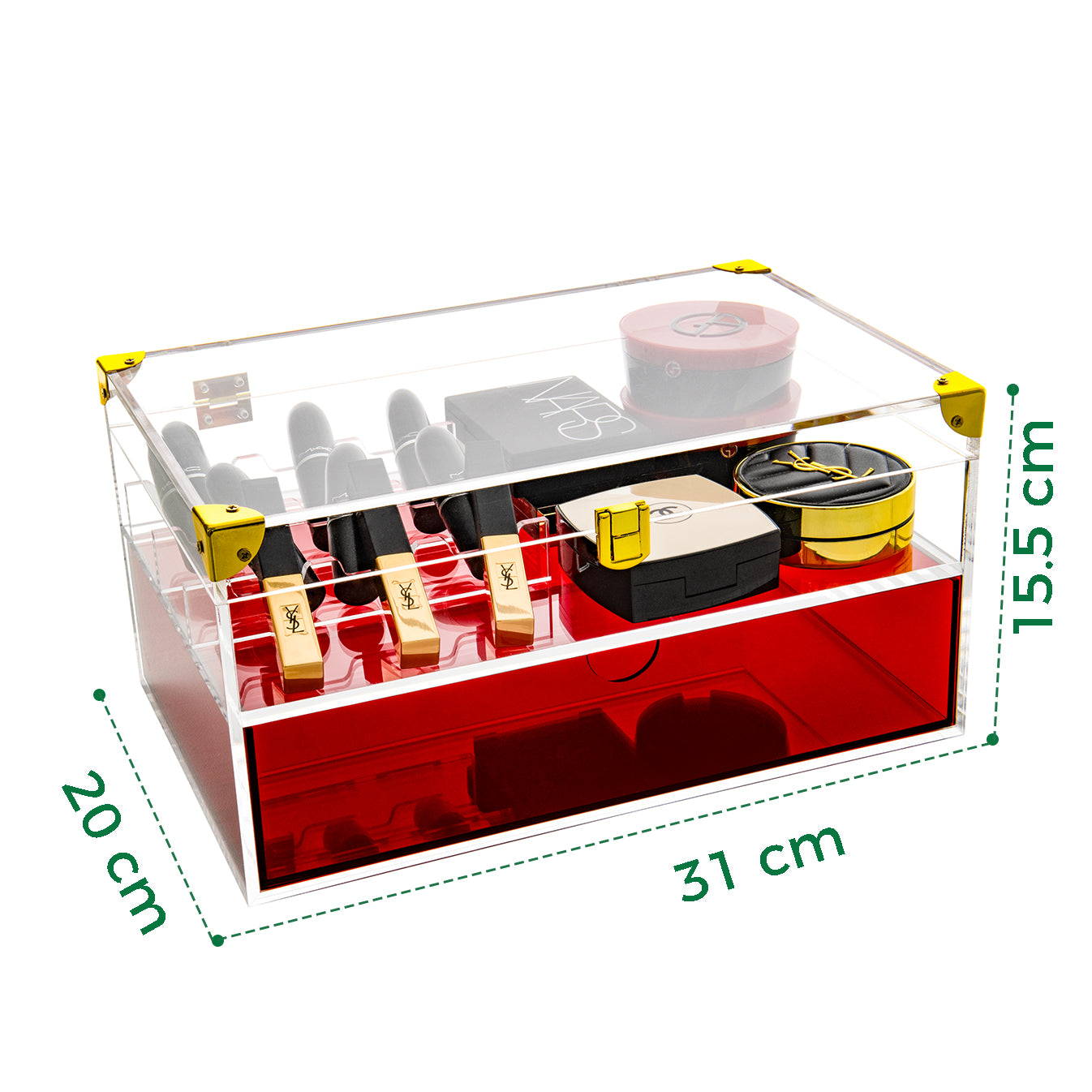 Clear Acrylic Corner Storage Box