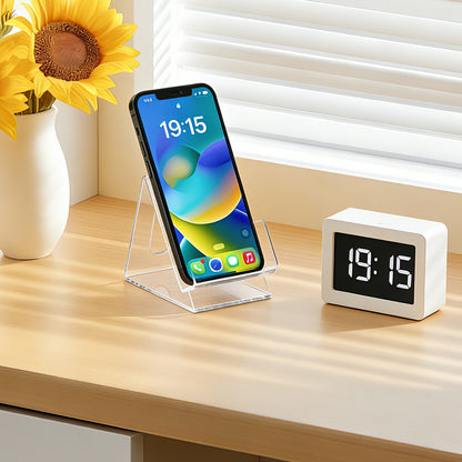 Clear Acrylic Triangular Phone Stand