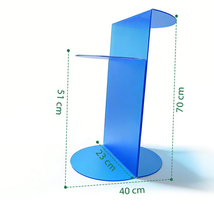 Clear Acrylic round table（2-tier）