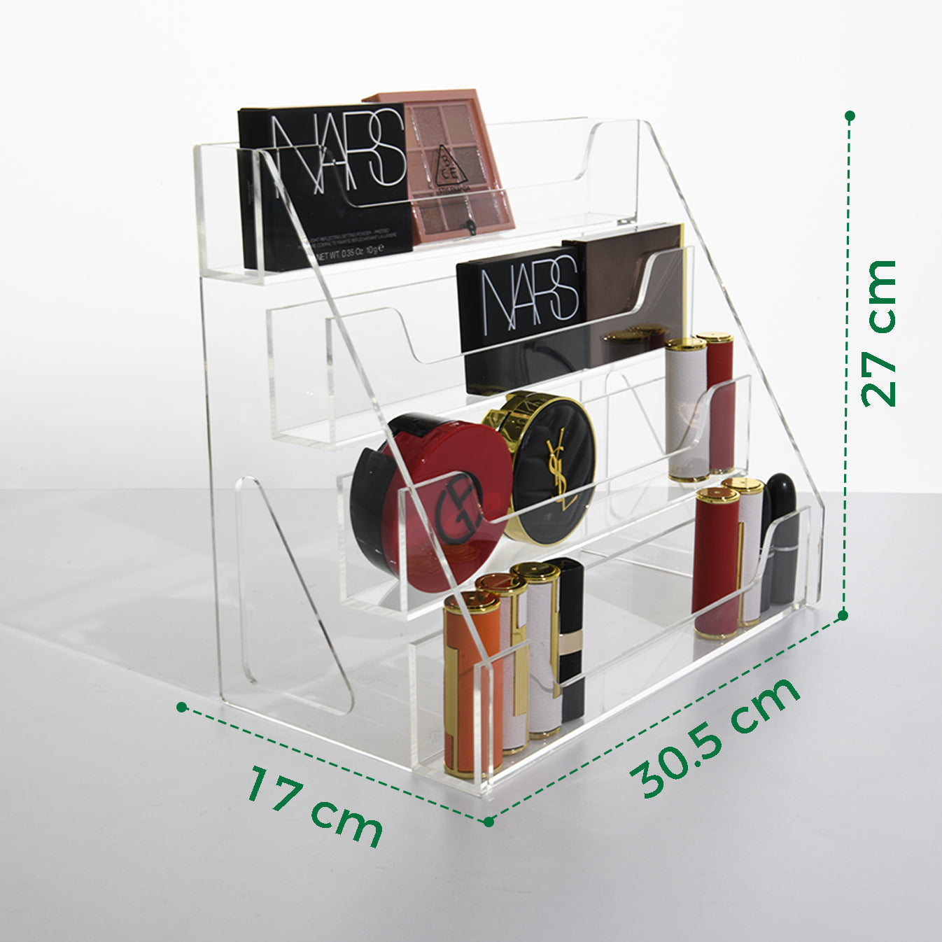 Clear Acrylic  Trapezoidal storage box
