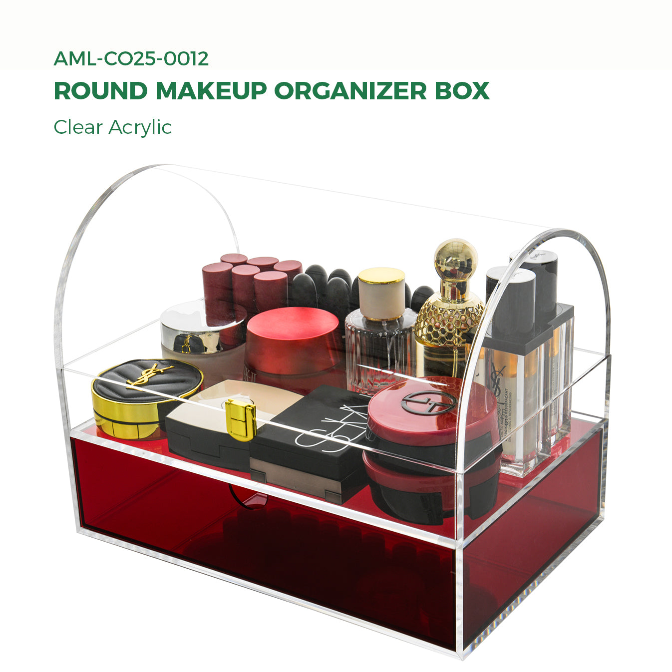 Clear Acrylic Corner Storage Box