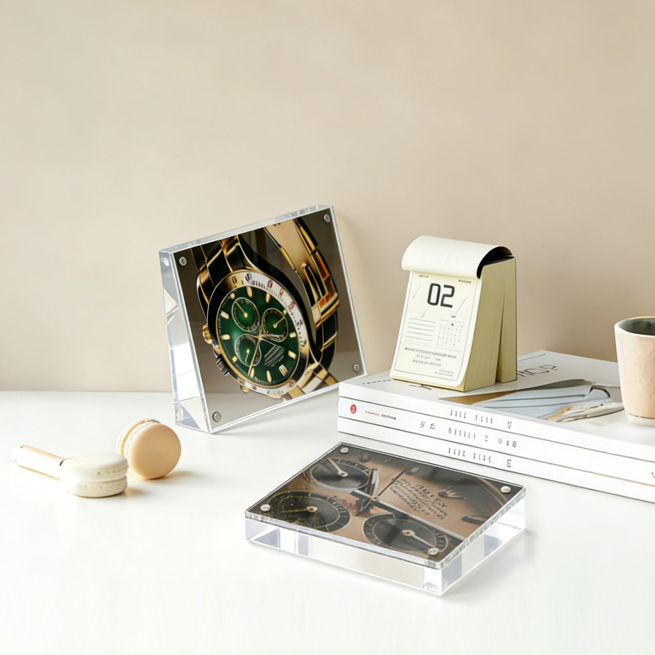 Clear Acrylic Watch Display Stand, (30mmT)