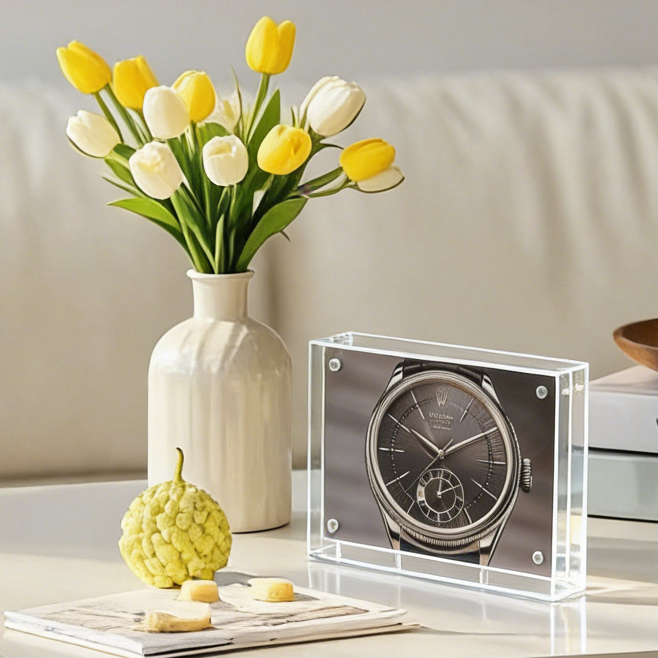 Clear Acrylic Desktop Photo Frame