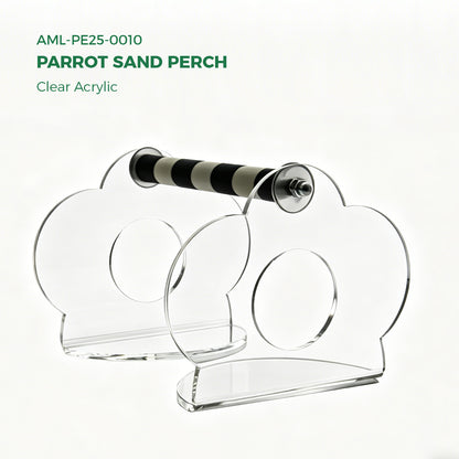 Clear Acrylic Bird perching stand