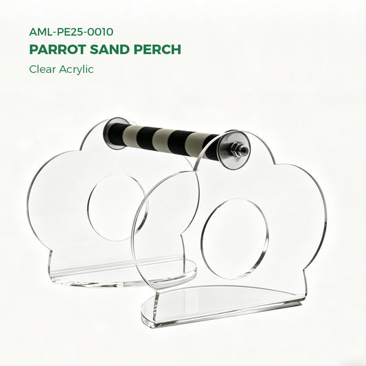 Clear Acrylic Bird perching stand