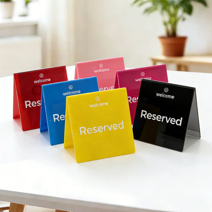 Acrylic Table Tent Cards | Durable & Waterproof