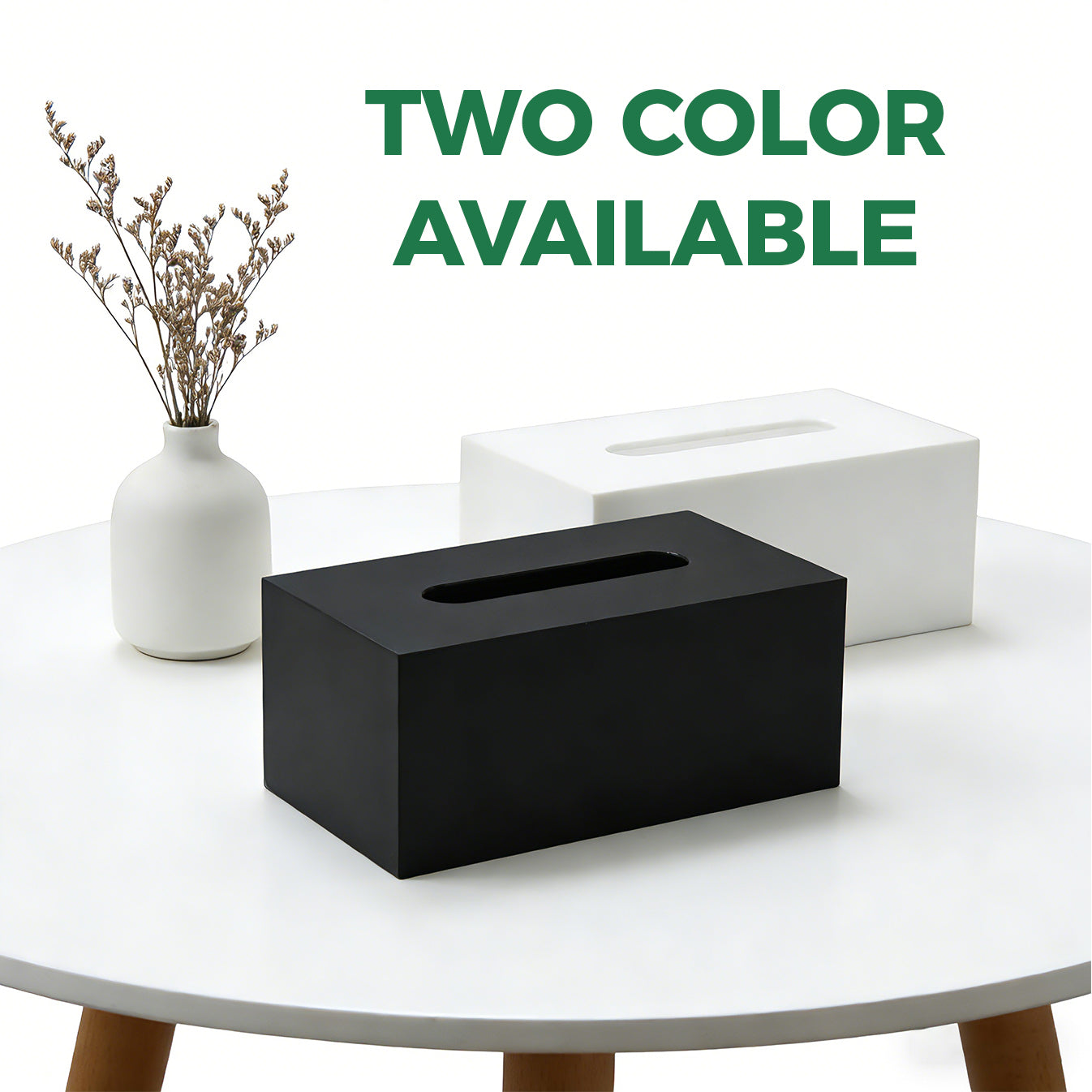 AIMOLLY High-Quality Acrylic Paper Towel Holder - Multi-functional Facial Towel Storage Box (Model: AML-HO25-0009-0010)