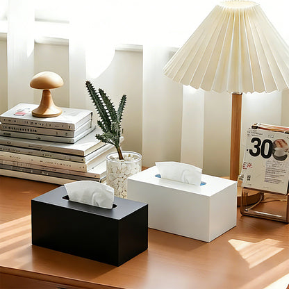 AIMOLLY High-Quality Acrylic Paper Towel Holder - Multi-functional Facial Towel Storage Box (Model: AML-HO25-0009-0010)