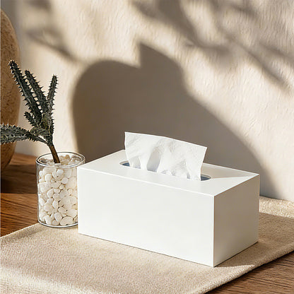 AIMOLLY High-Quality Acrylic Paper Towel Holder - Multi-functional Facial Towel Storage Box (Model: AML-HO25-0009-0010)